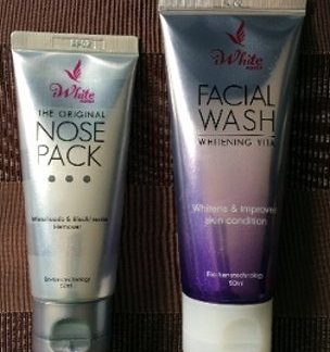 2 Iwhite Nose pack and facial wash new