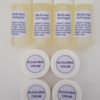 medicated astringent with bleaching cream