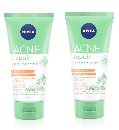2 nivea acne repair micro cleanser