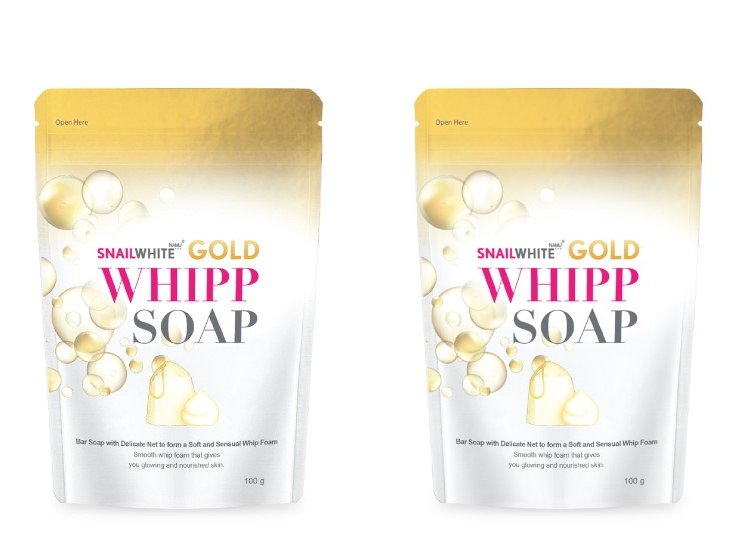 2 snailwhite gold whipp soap