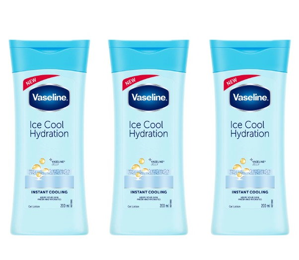 3 vaseline ice cool lotion